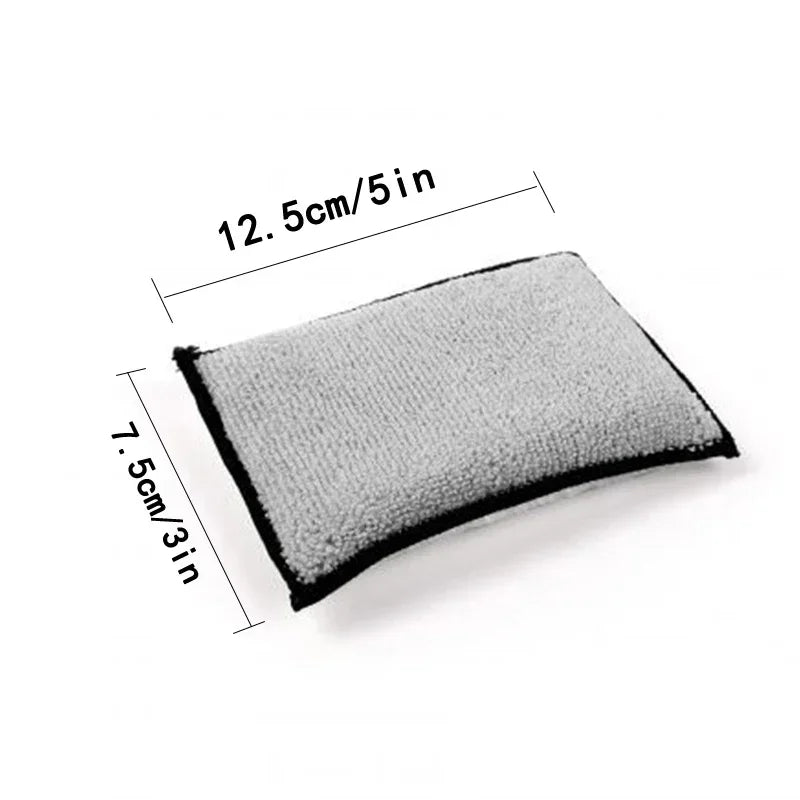 Dual-Sided Microfibre Cleaning & Wax Sponge